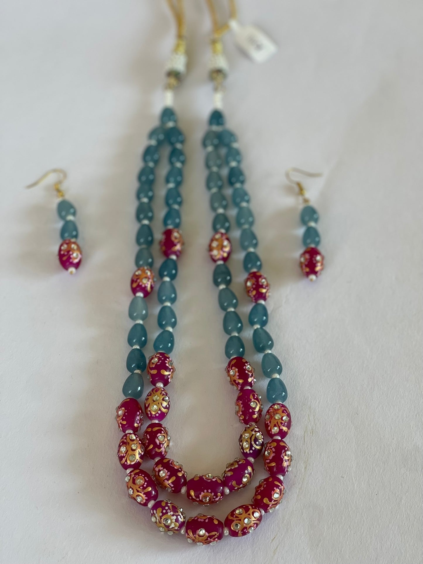 Beads Set - Gray & Pink