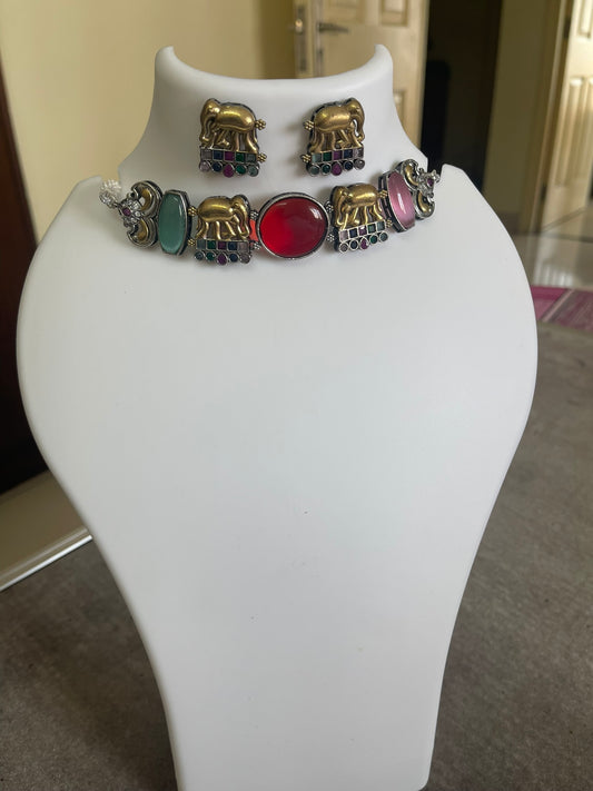 Elephant & monalisa stone set