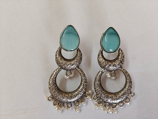 Beautiful Silver Replica Earrings